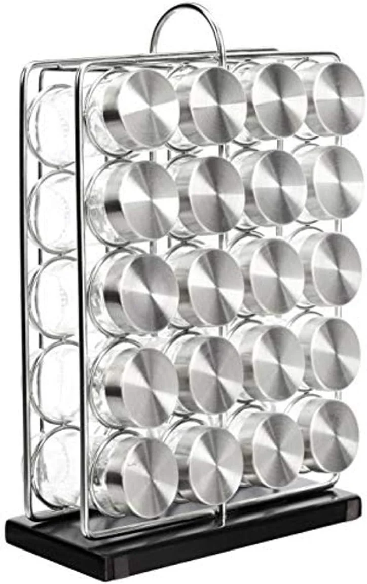 Amazon Basics 20 Jars Spice Rack